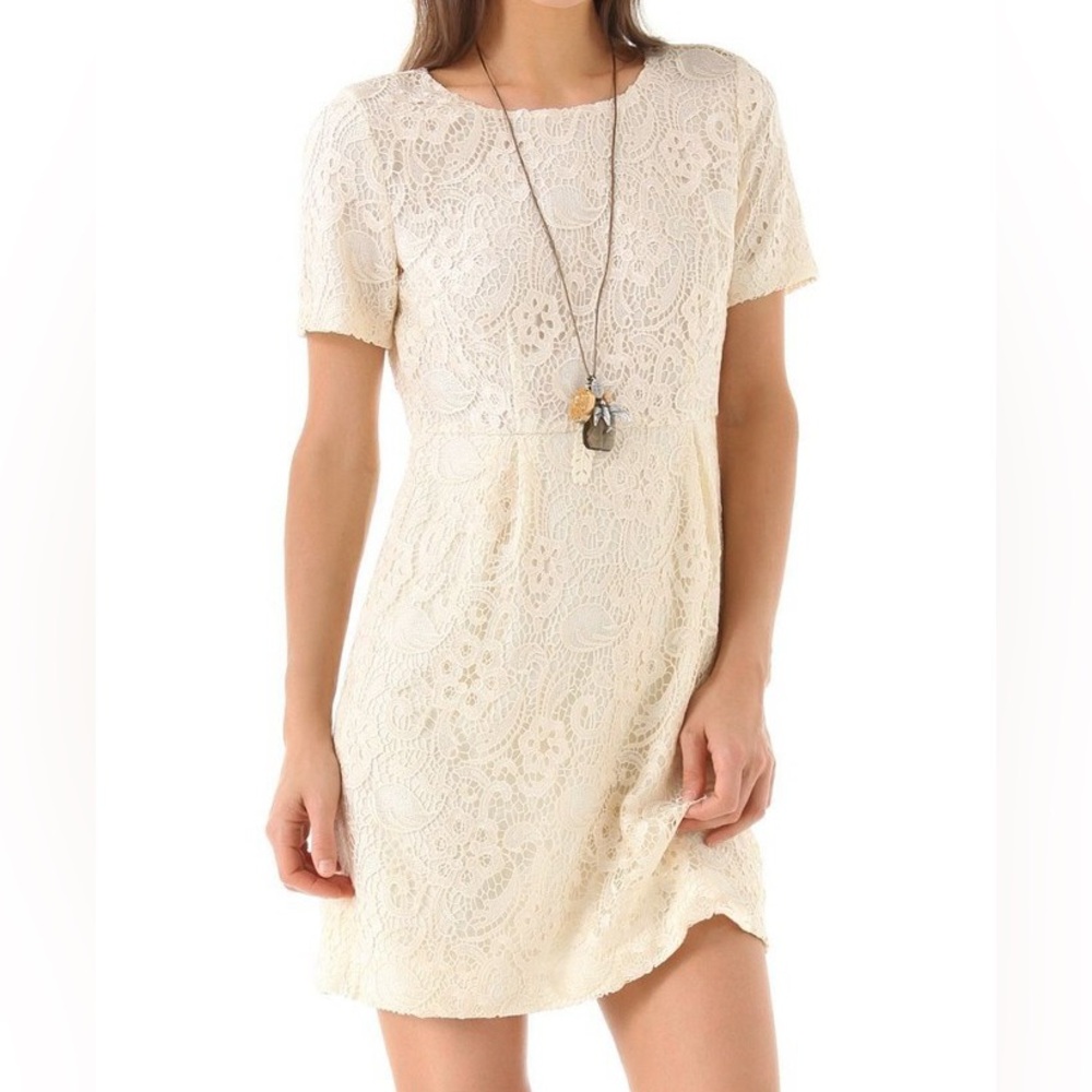 Madewell Broadway & Broome Birdcage Mini Lace Dress 2